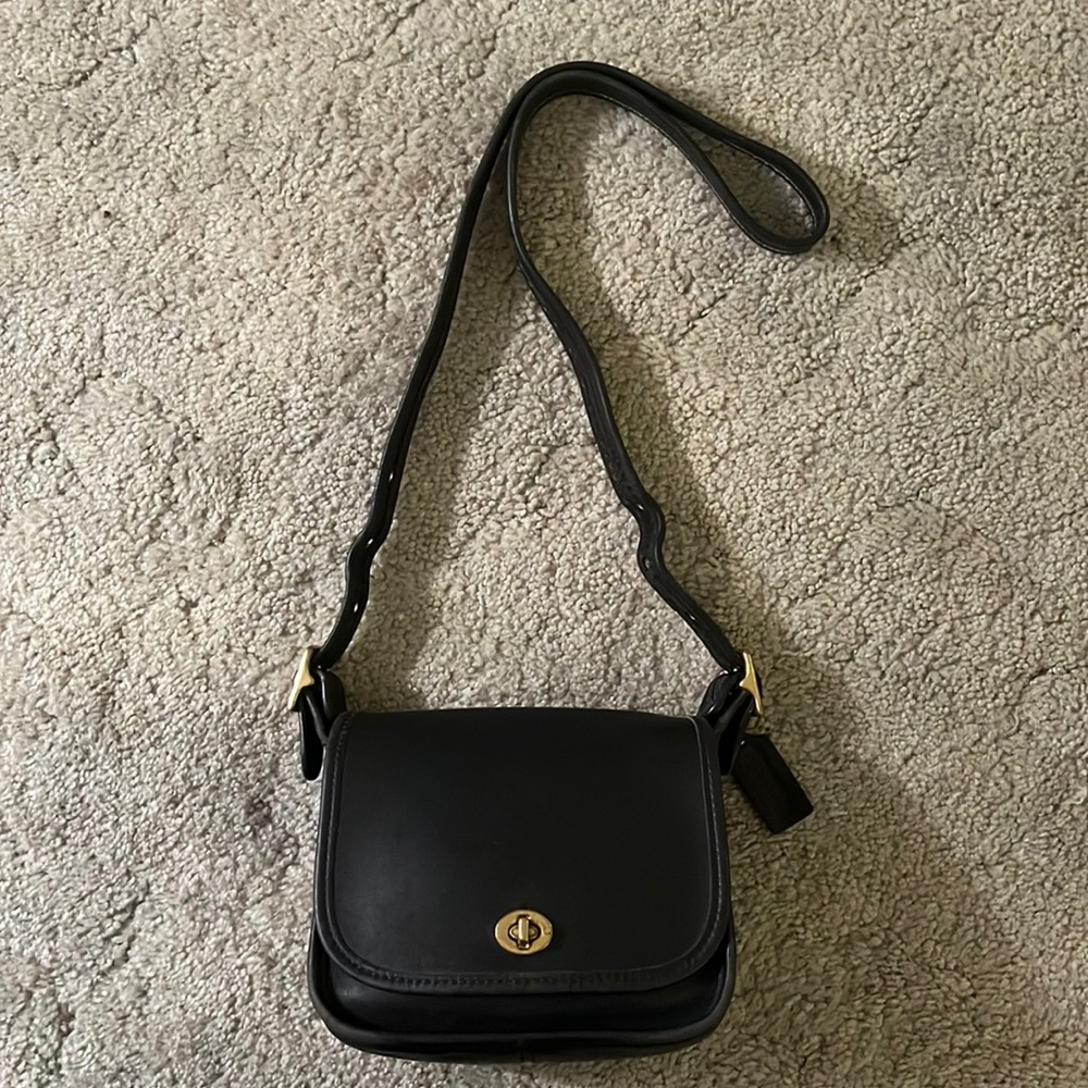 90’s Vintage Coach Legacy Small Flap Bag